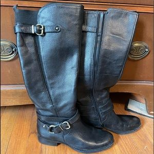 Black tall boots